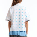The POLKA DOTS POLO SHIRT available online with global shipping, and in PAM Stores Melbourne and Sydney.