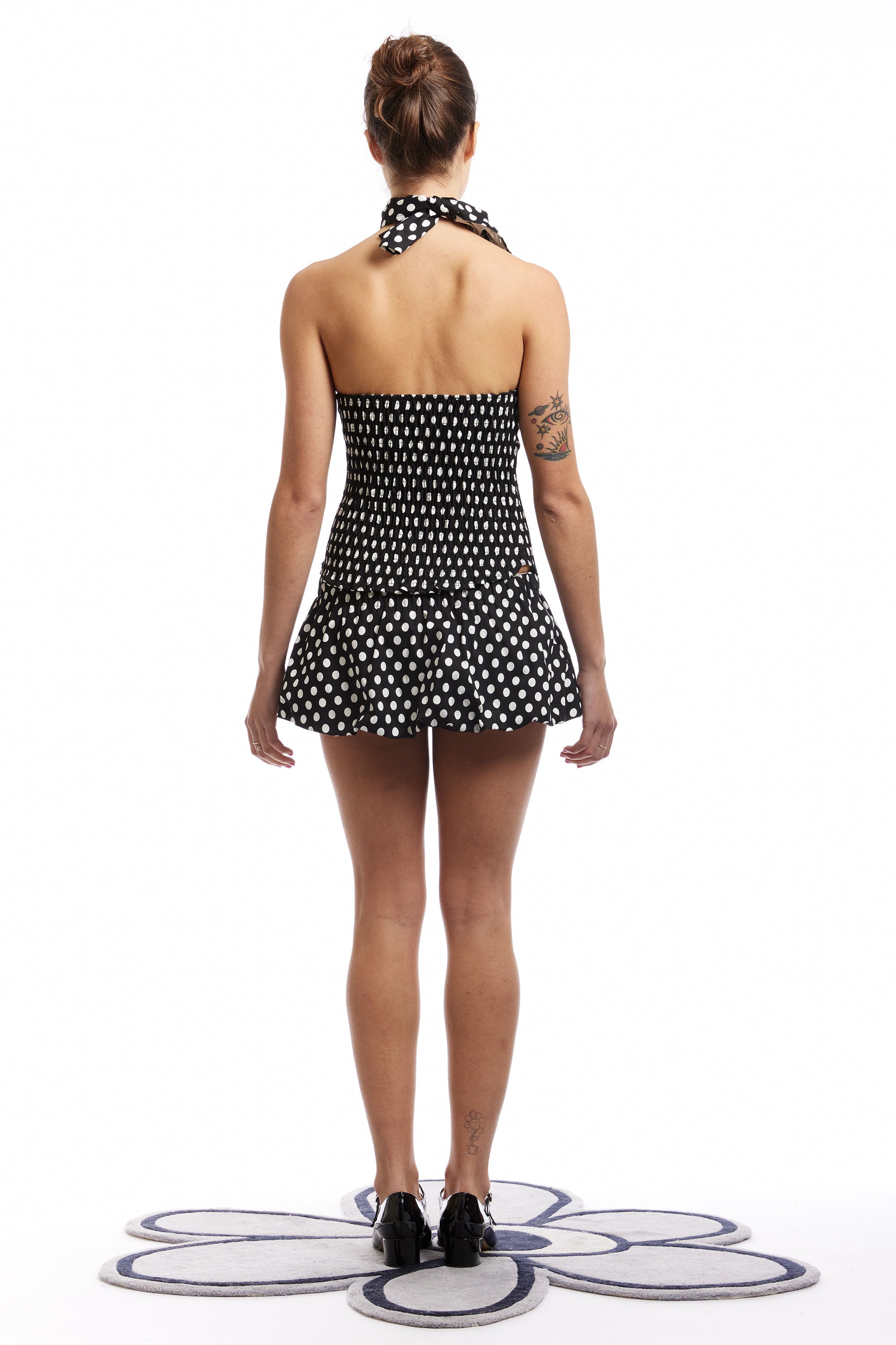 The POLKA DOT GWEN TOP available online with global shipping, and in PAM Stores Melbourne and Sydney.