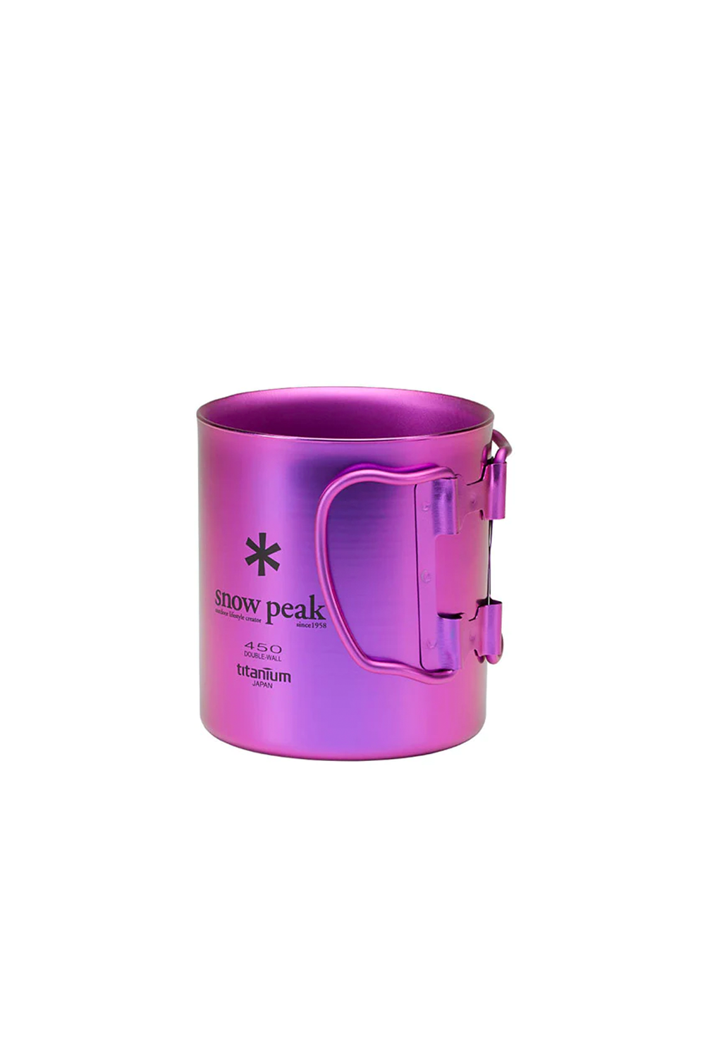 The TITANIUM DOUBLE WALL CUP 450ml ANODISED available online with global shipping, and in PAM Stores Melbourne and Sydney.