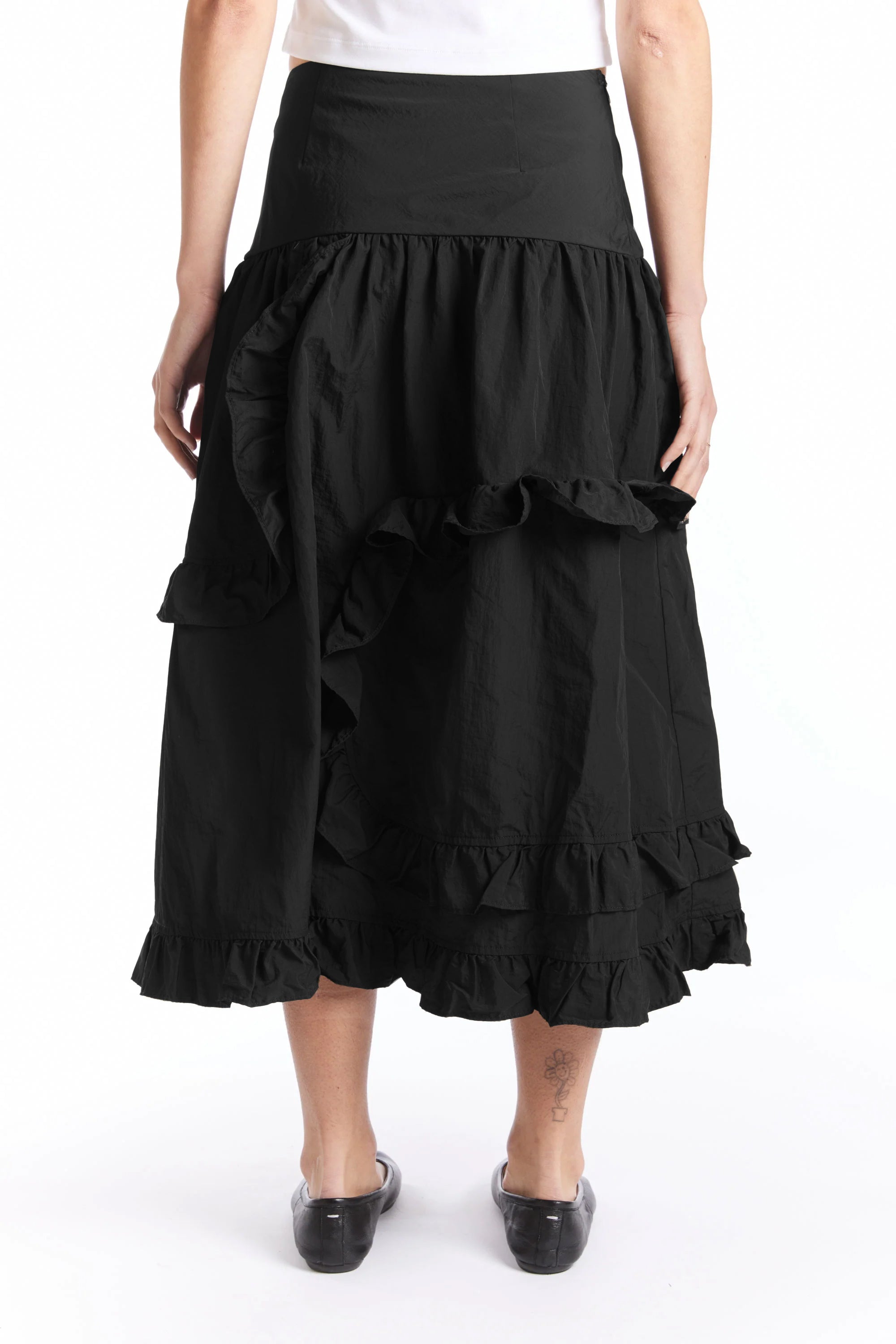 The Pathways Maxi Skirt Black (Exclusive) available online with global shipping, and in PAM Stores Melbourne and Sydney.
