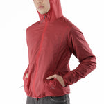 The Hue Packable Wind Jacket Dark Red available online with global shipping, and in PAM Stores Melbourne and Sydney.