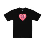 The STRAY RATS - RAT HEART TEE BLACK available online with global shipping, and in PAM Stores Melbourne and Sydney.