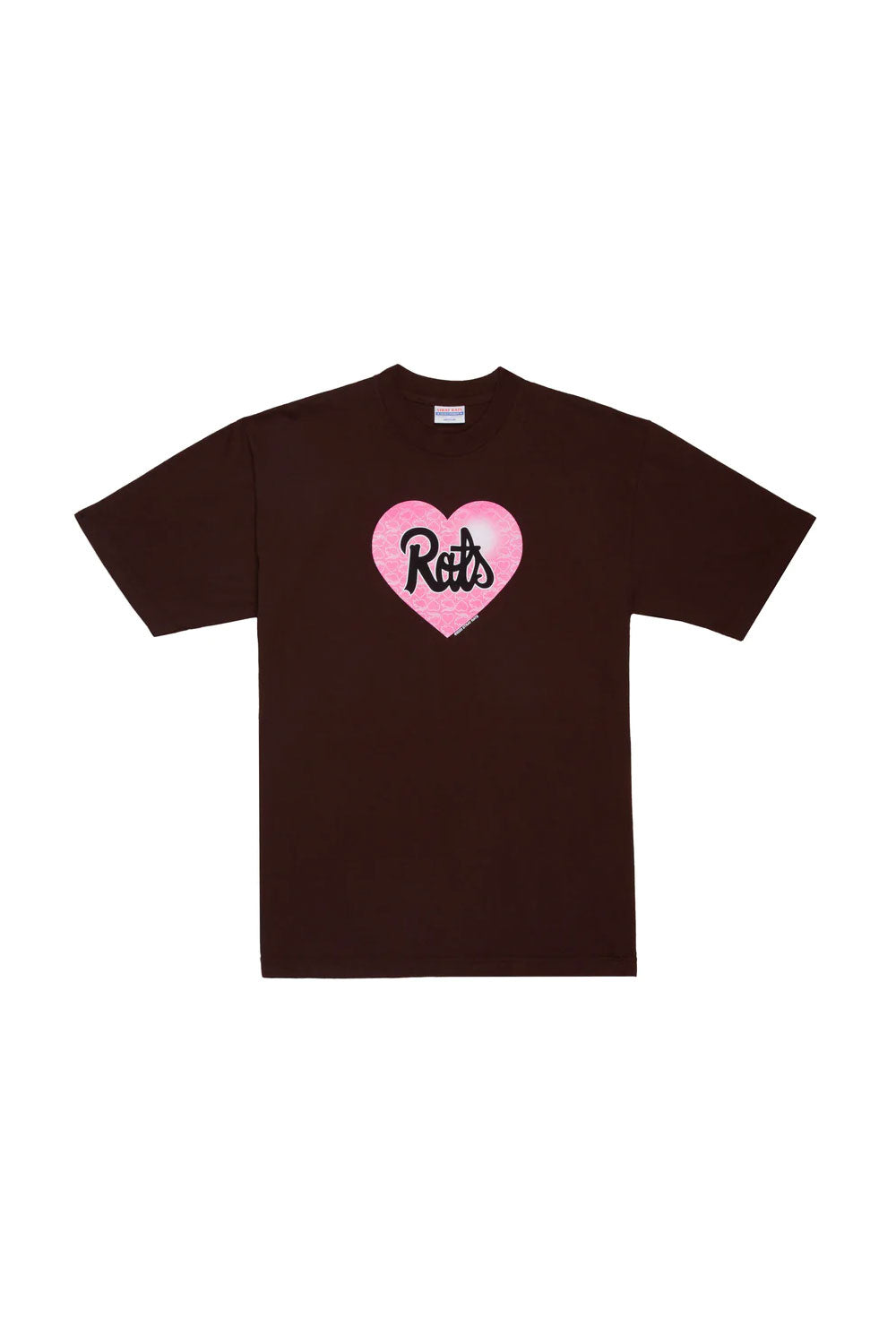 The STRAY RATS - RAT HEART TEE BROWN available online with global shipping, and in PAM Stores Melbourne and Sydney.