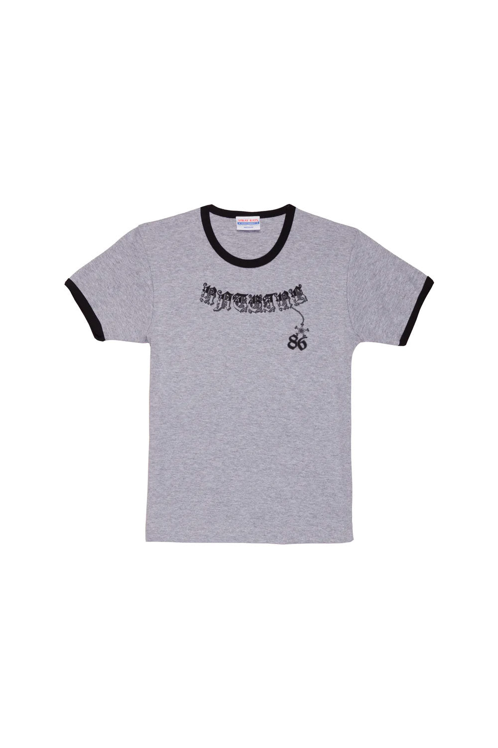 The STRAY RATS -  86 BABY TEE GREY available online with global shipping, and in PAM Stores Melbourne and Sydney.
