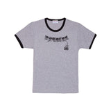 The STRAY RATS -  86 BABY TEE GREY available online with global shipping, and in PAM Stores Melbourne and Sydney.