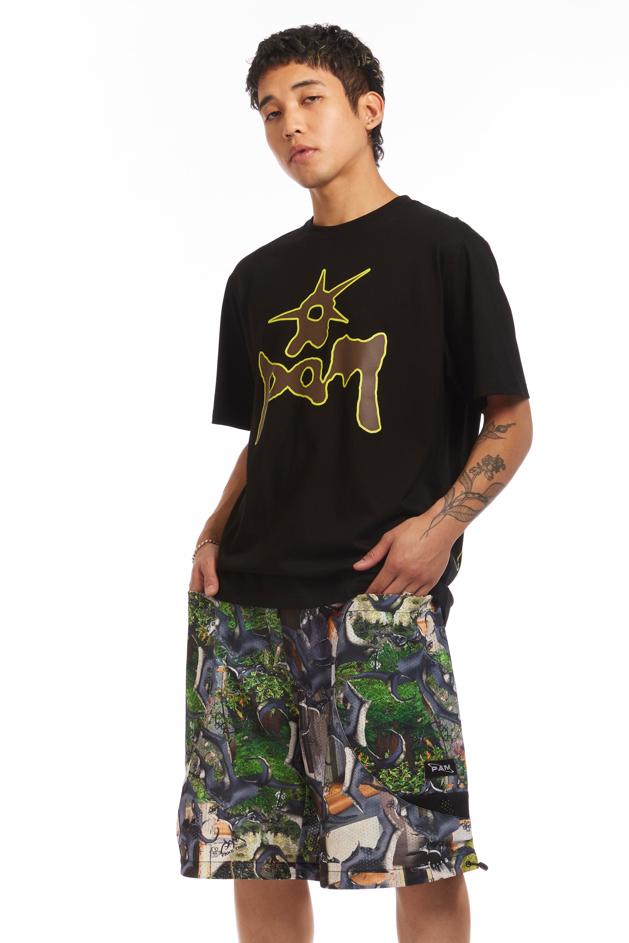 The P.A.M. REAL TREE MESH SHORTS available online with global shipping, and in PAM Stores Melbourne and Sydney.