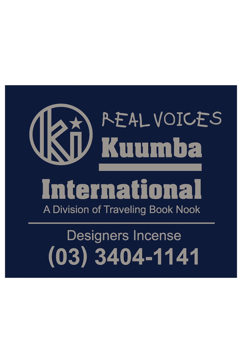 The DESIGNERS INCENSE REAL VOICES available online with global shipping, and in PAM Stores Melbourne and Sydney.