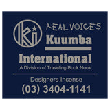 The DESIGNERS INCENSE REAL VOICES available online with global shipping, and in PAM Stores Melbourne and Sydney.