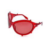 The THE BUG SPIKE SUNGLASSES RED available online with global shipping, and in PAM Stores Melbourne and Sydney.