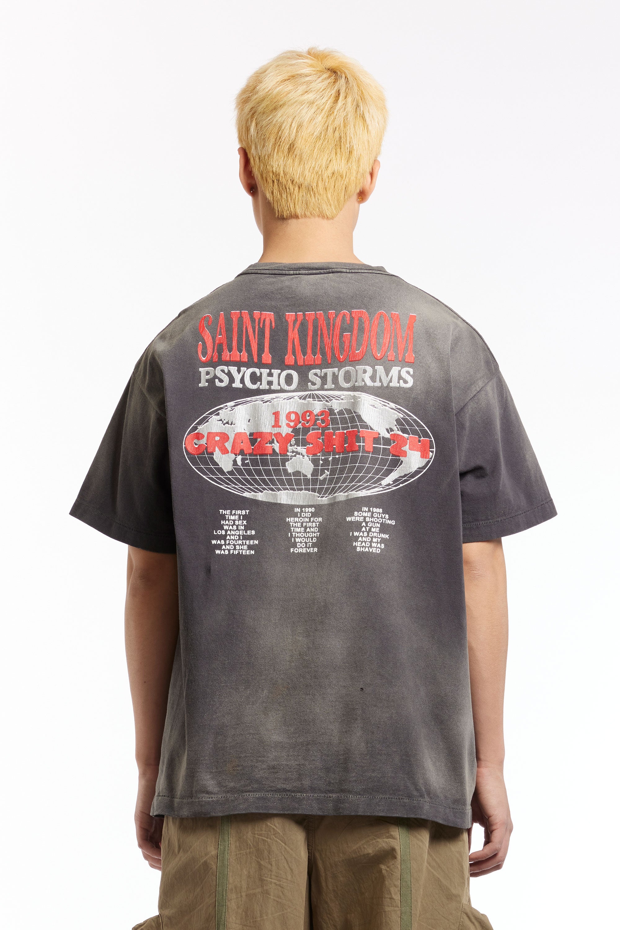 The LASTMAN SAINT KINGDOM SS TEE available online with global shipping, and in PAM Stores Melbourne and Sydney.