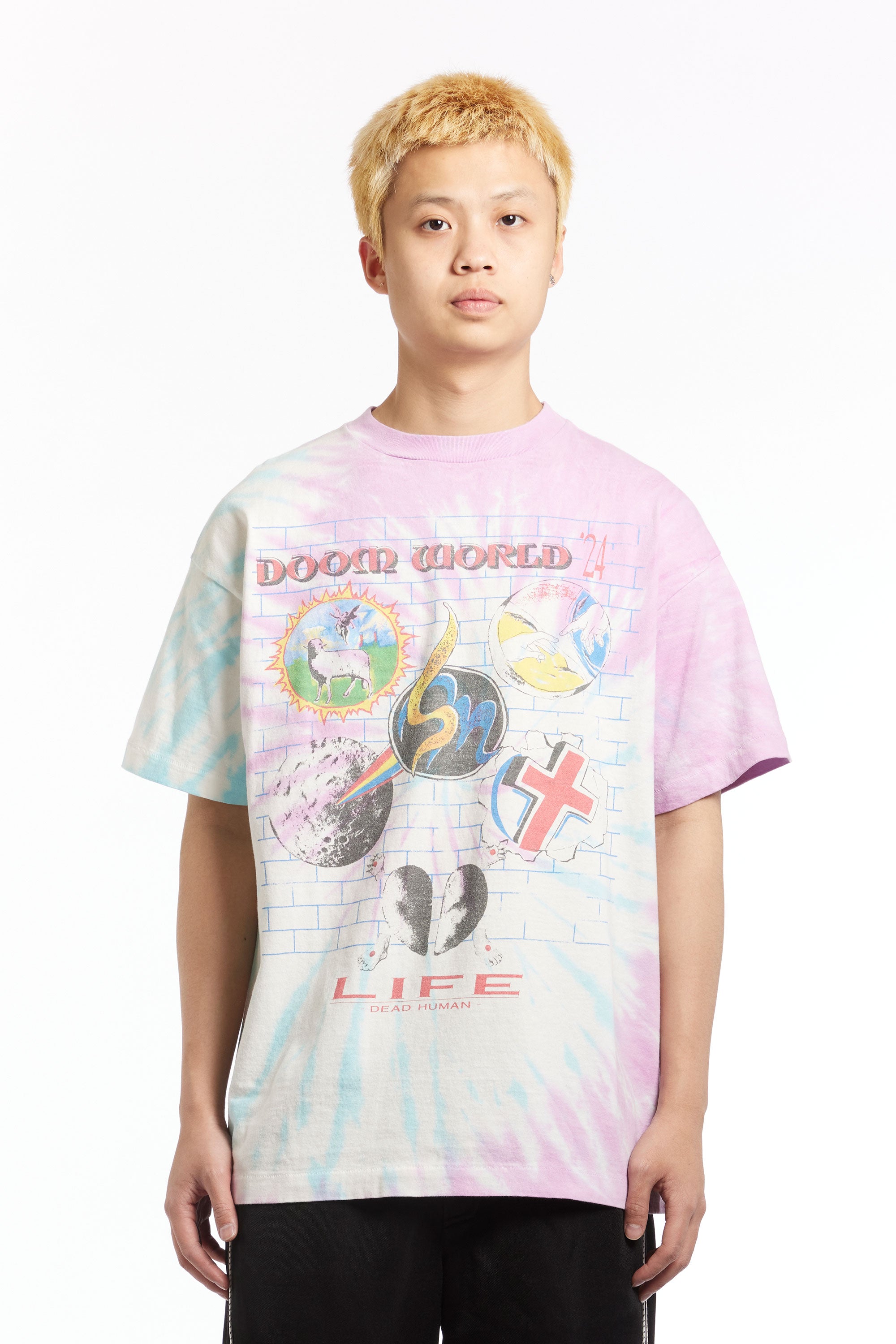 The LASTMAN DOOM WORLD SS TEE available online with global shipping, and in PAM Stores Melbourne and Sydney.