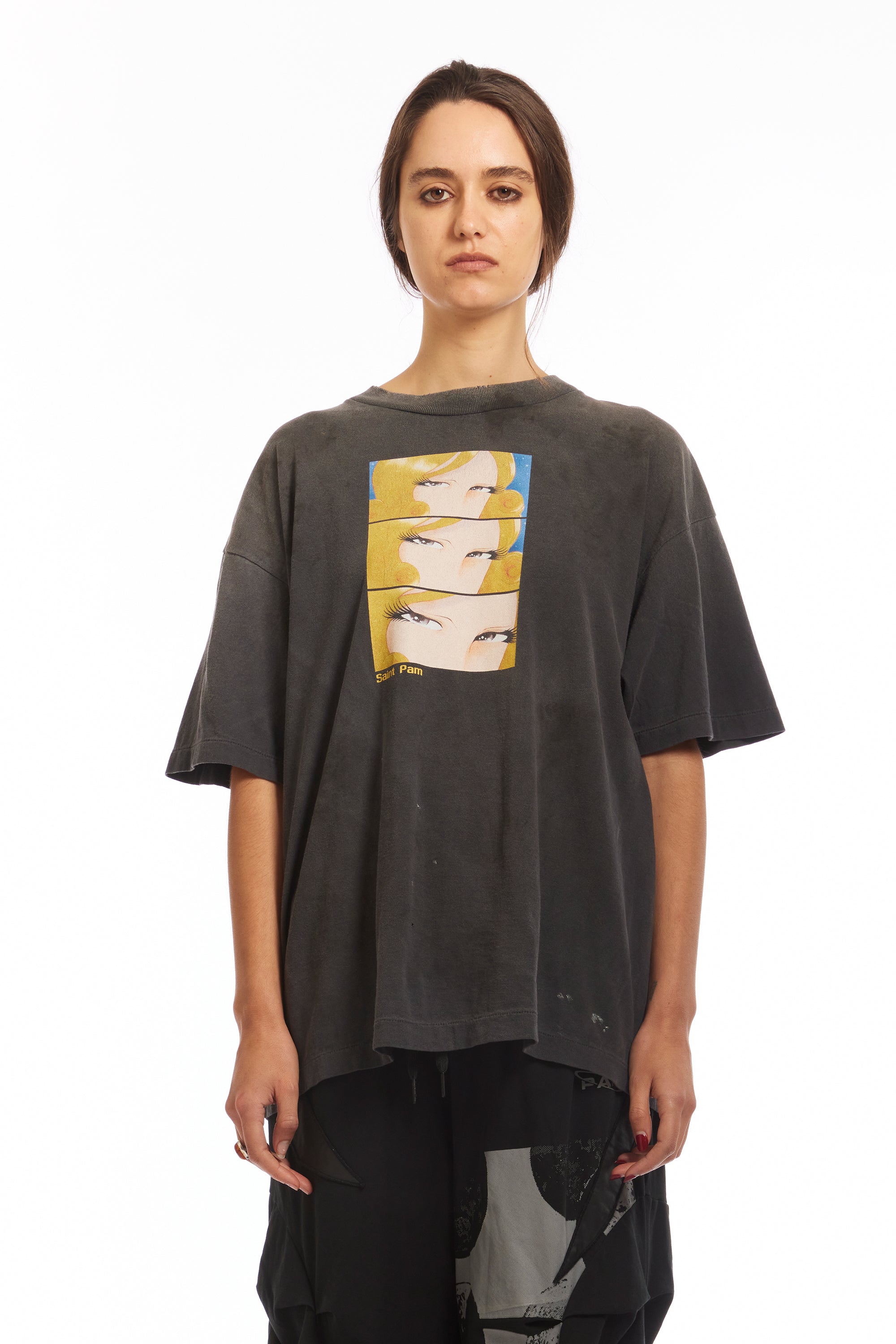 The SAINT Mxxxxxx x P.A.M TEE - SAINT/PAM - BLACK available online with global shipping, and in PAM Stores Melbourne and Sydney.