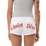 CHALET SLUT SHORTS WHITE