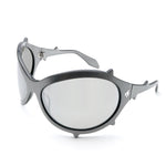 The THE BUG SPIKE SUNGLASSES SILVER available online with global shipping, and in PAM Stores Melbourne and Sydney.