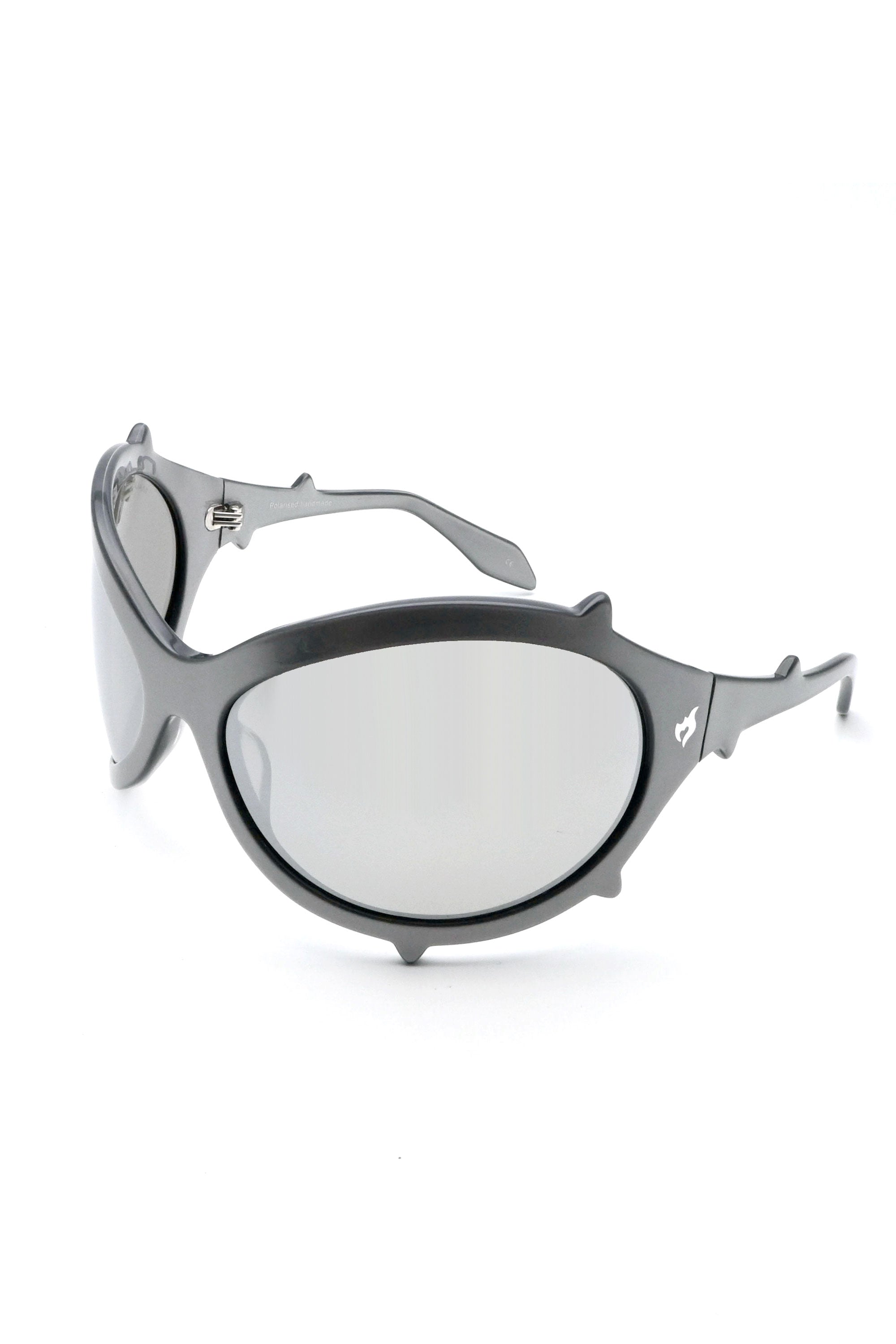 The THE BUG SPIKE SUNGLASSES SILVER available online with global shipping, and in PAM Stores Melbourne and Sydney.