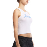 The PINSTRIPE GARTA SKORT available online with global shipping, and in PAM Stores Melbourne and Sydney.