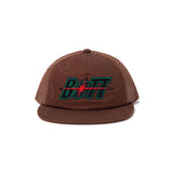 The SPACE LOGO MESH CAP BROWN available online with global shipping, and in PAM Stores Melbourne and Sydney.