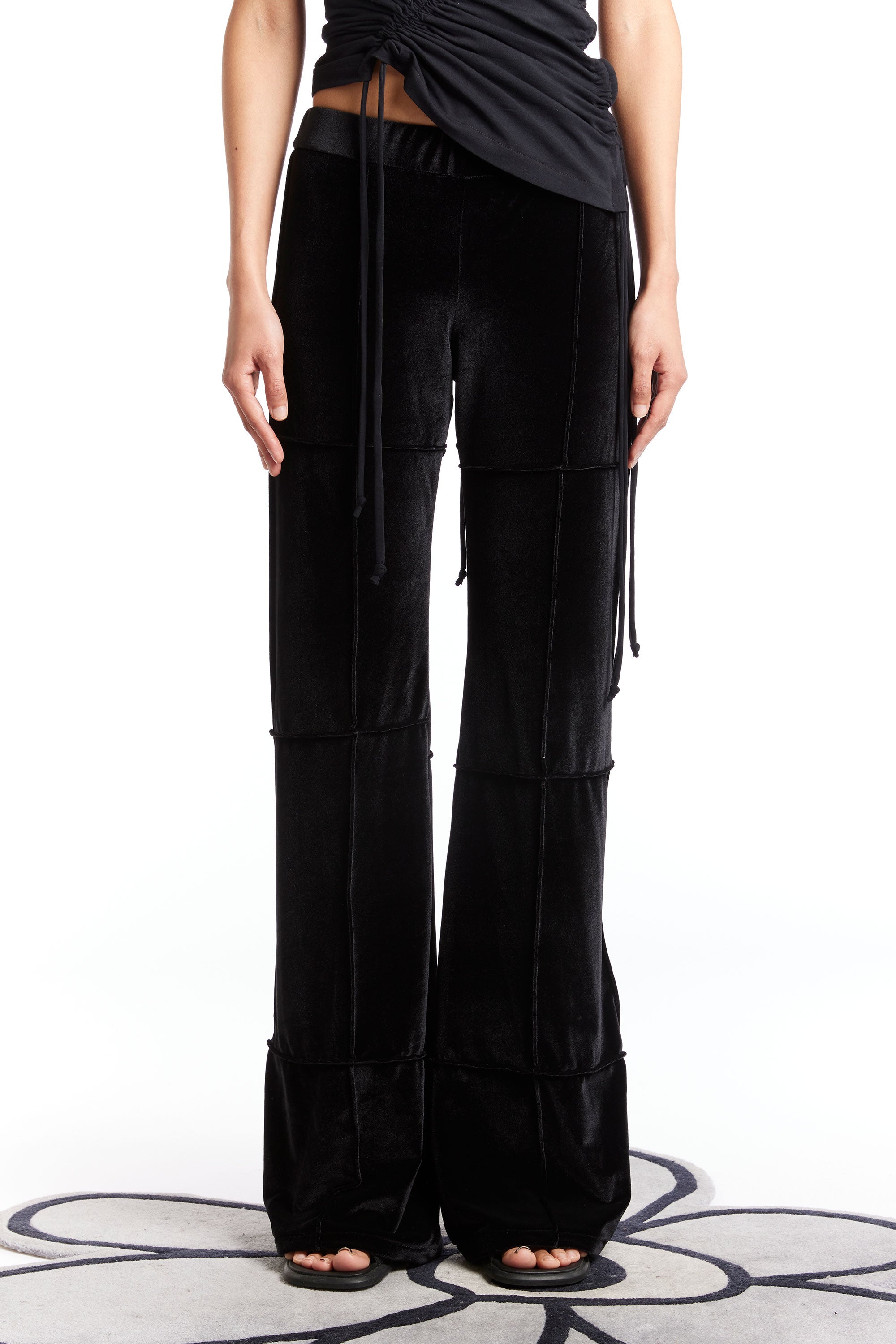 The SPIDER PANT FLARE BLACK available online with global shipping, and in PAM Stores Melbourne and Sydney.