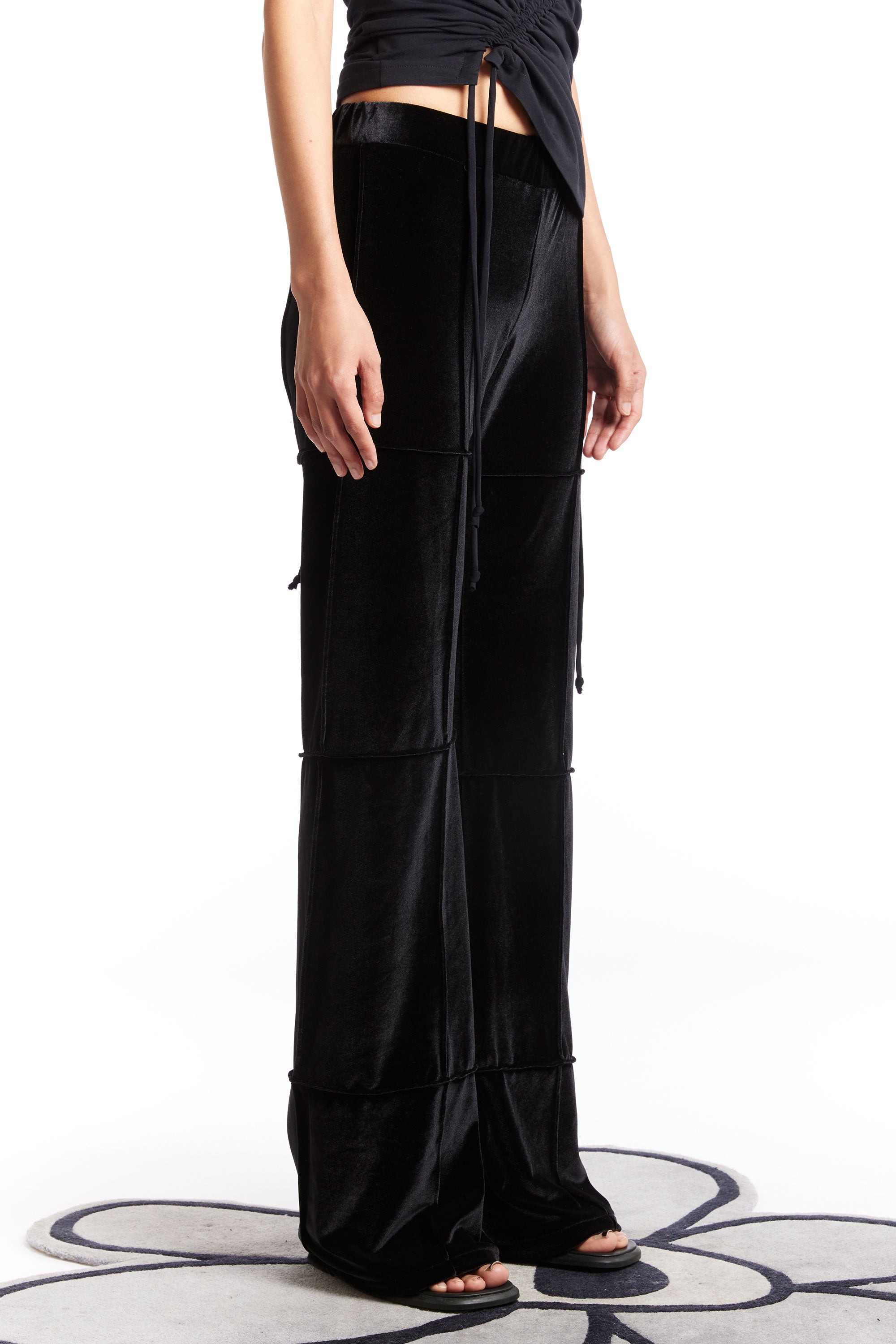 The SPIDER PANT FLARE BLACK available online with global shipping, and in PAM Stores Melbourne and Sydney.