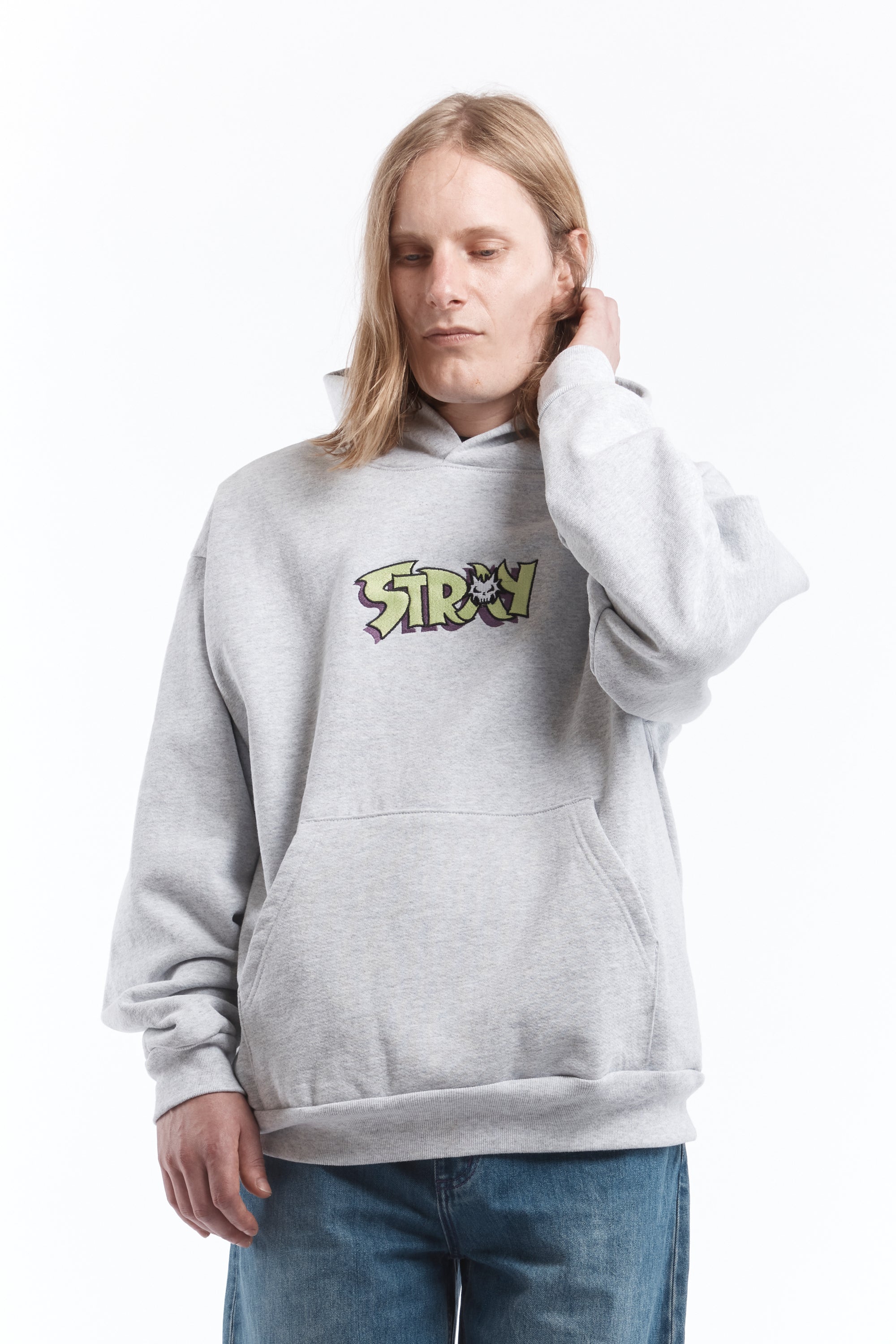 The DEMON HOODIE GREY available online with global shipping, and in PAM Stores Melbourne and Sydney.