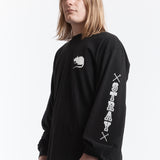 The Sewer Crew L/S Tee Black available online with global shipping, and in PAM Stores Melbourne and Sydney.