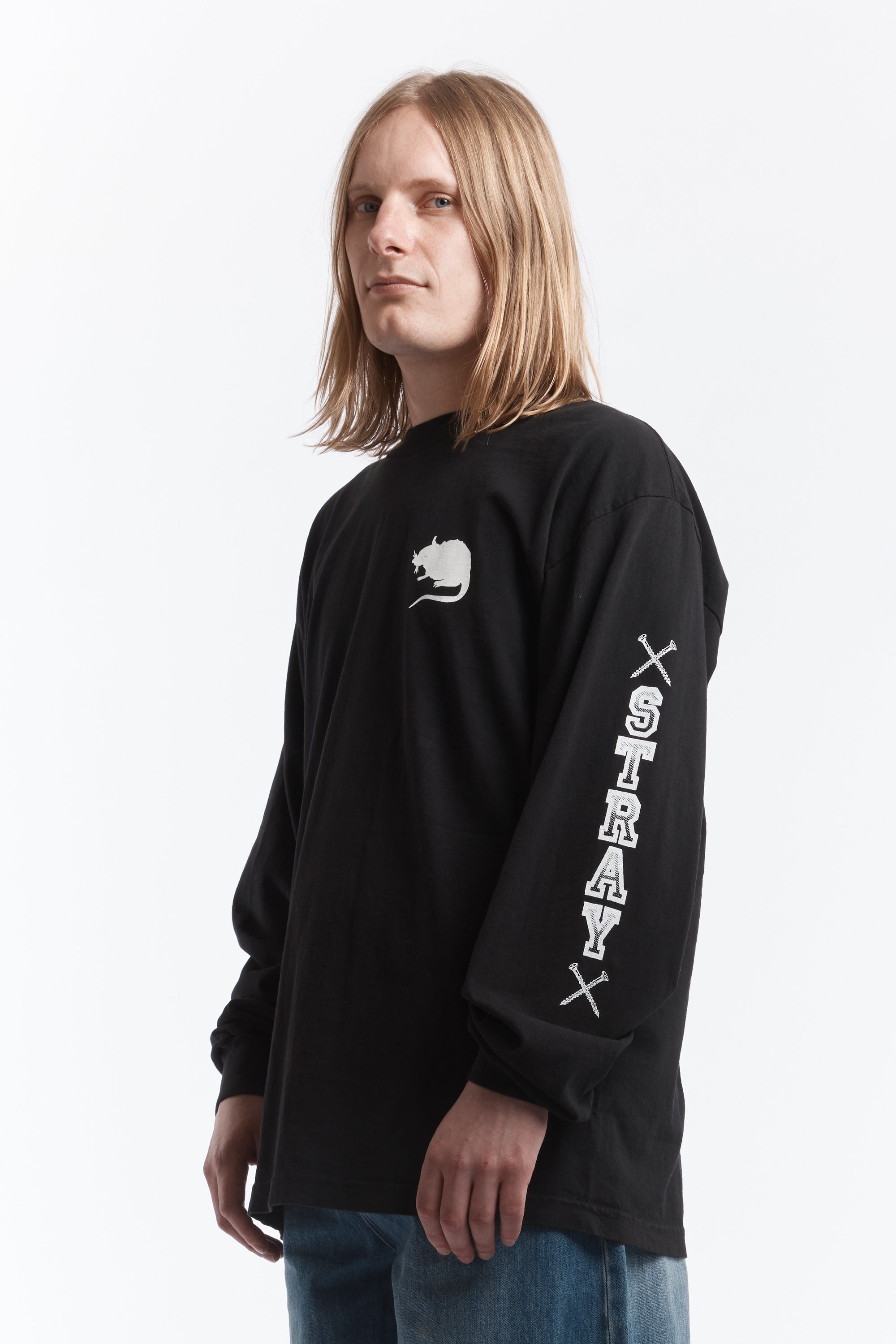 The Sewer Crew L/S Tee Black available online with global shipping, and in PAM Stores Melbourne and Sydney.