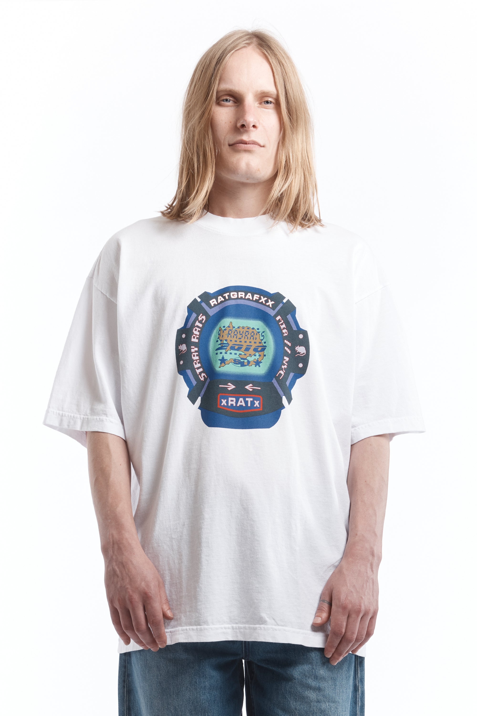 The Watch Tee White available online with global shipping, and in PAM Stores Melbourne and Sydney.