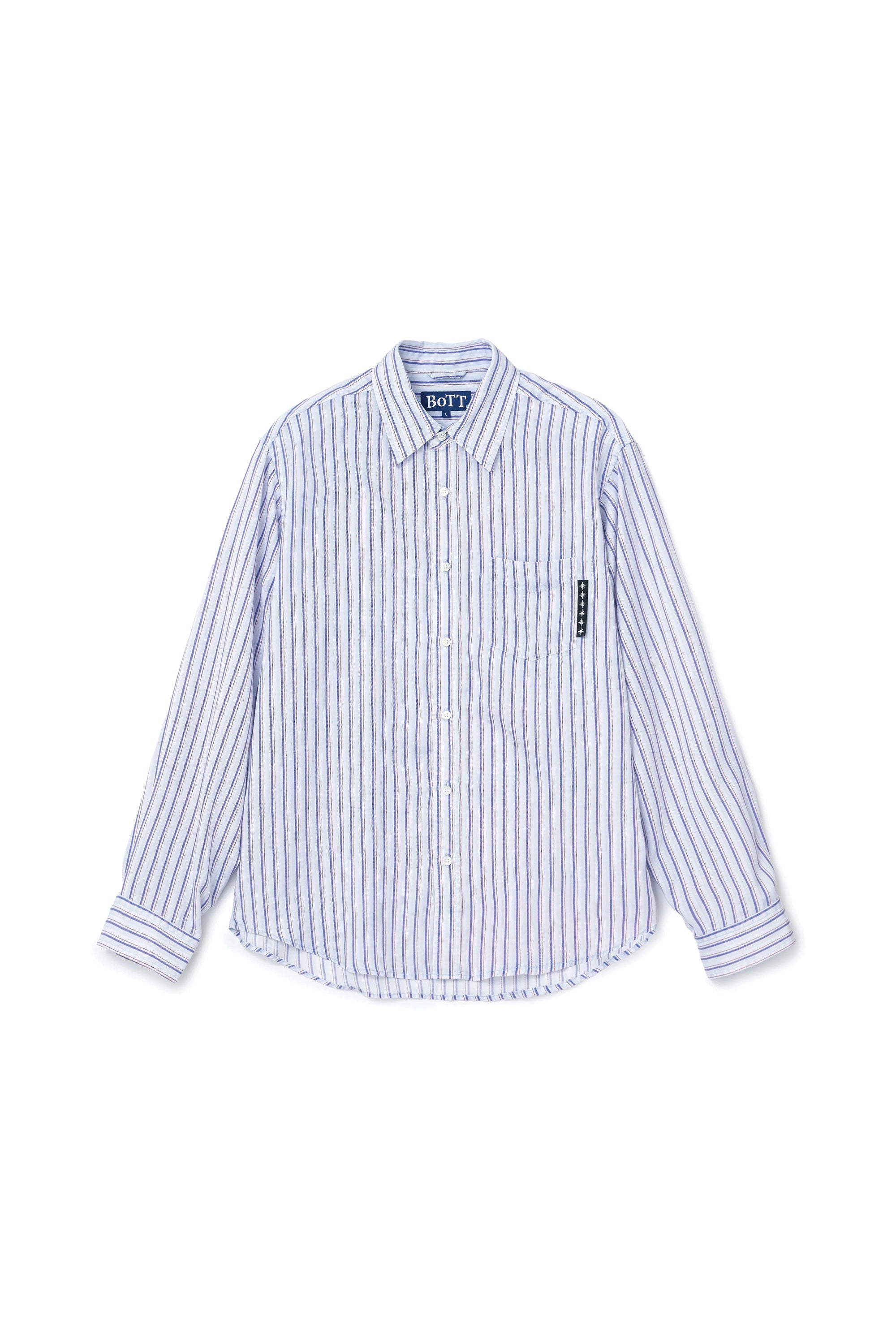 Printed Striped Shirt Blue – P.A.M. (Perks And Mini)