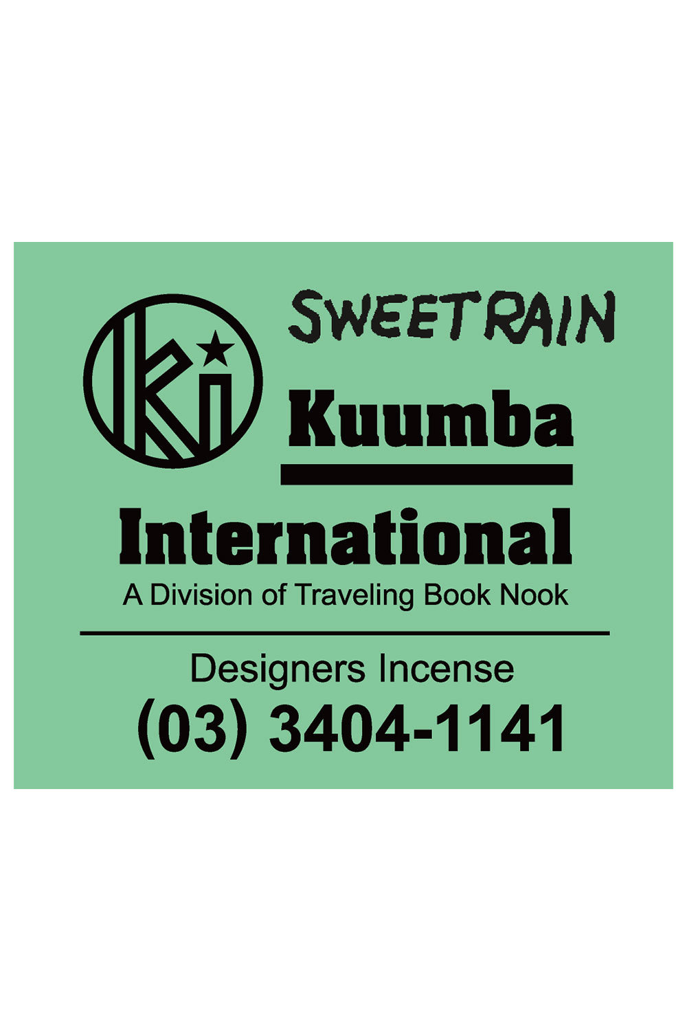 The DESIGNERS INCENSE 30 PACK 1/2 SIZE SWEET RAIN available online with global shipping, and in PAM Stores Melbourne and Sydney.