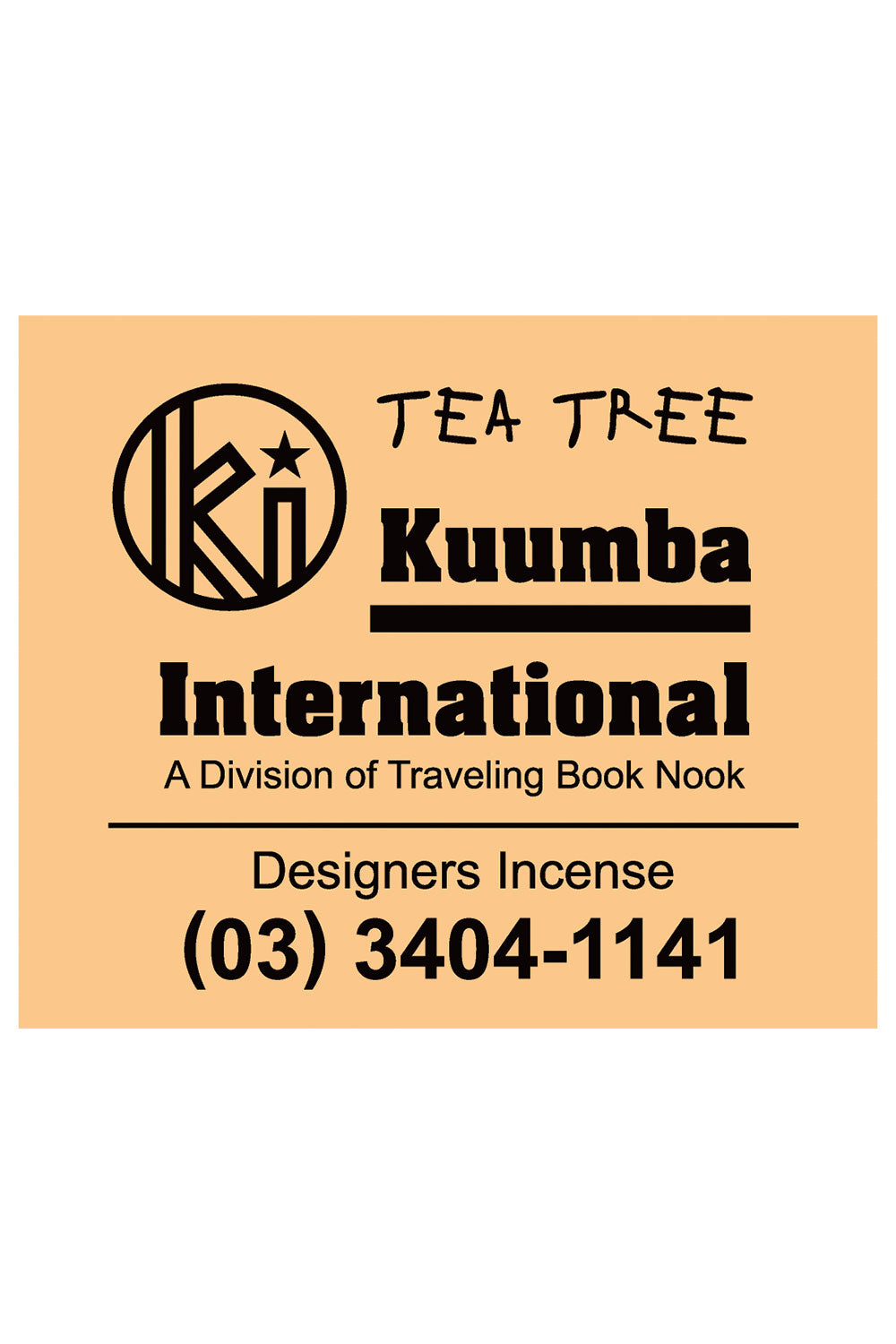 The KUUMBA - DESIGNERS INCENSE TEA TREE available online with global shipping, and in PAM Stores Melbourne and Sydney.