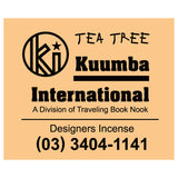 The KUUMBA - DESIGNERS INCENSE TEA TREE available online with global shipping, and in PAM Stores Melbourne and Sydney.