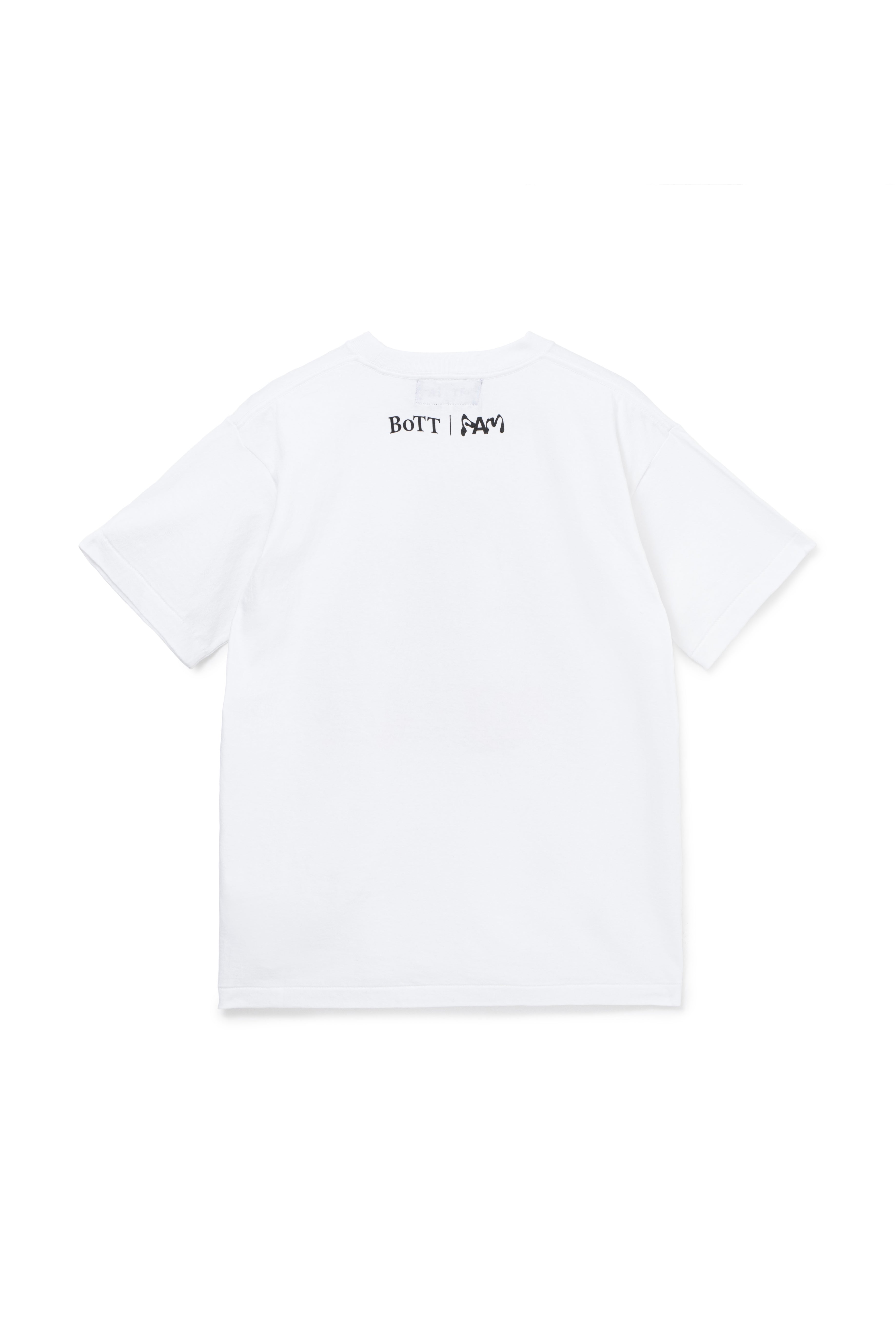 The PAM x BoTT GRAPHIC SS TEE - WHITE available online with global shipping, and in PAM Stores Melbourne and Sydney.