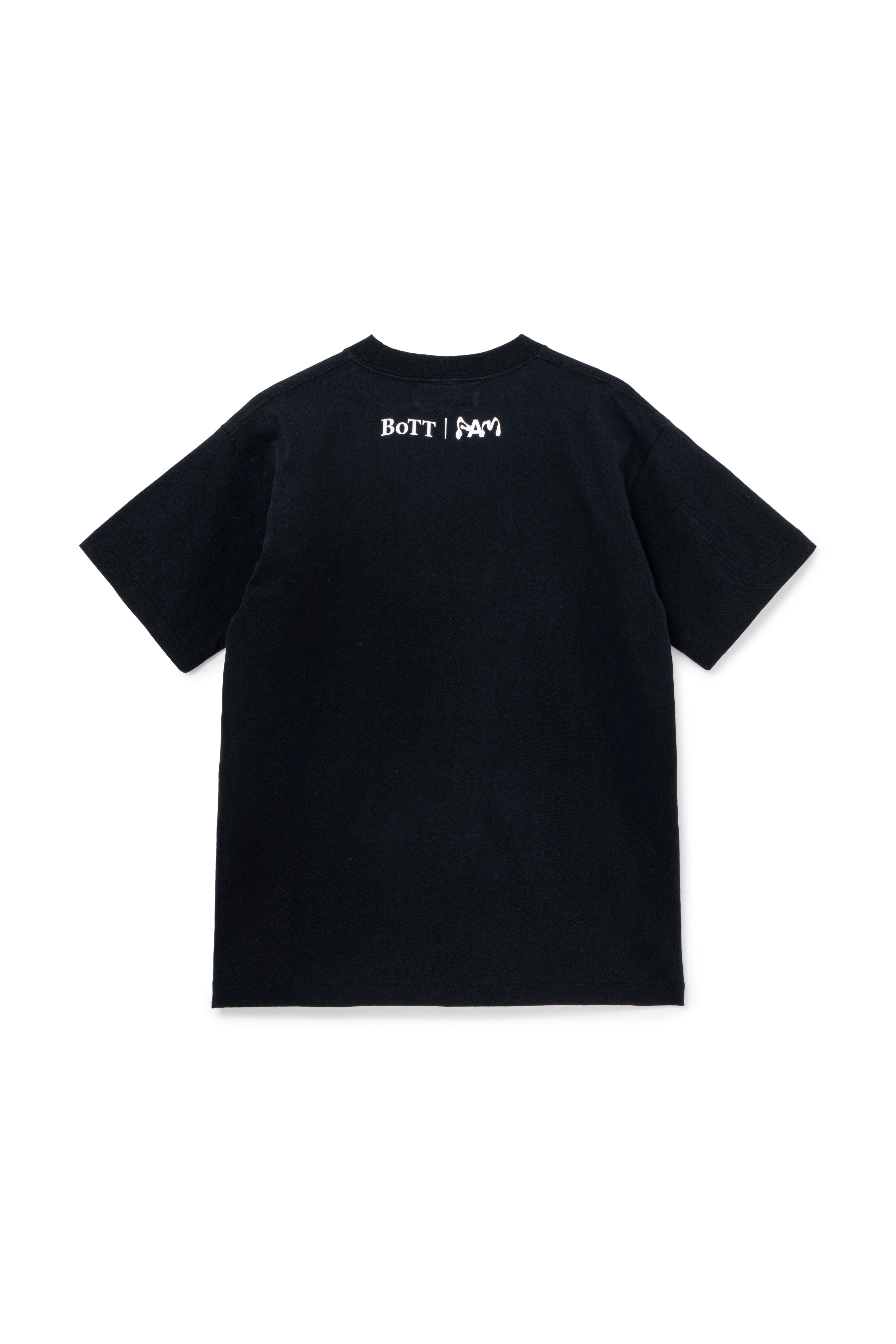 The PAM x BoTT GRAPHIC SS TEE - BLACK available online with global shipping, and in PAM Stores Melbourne and Sydney.