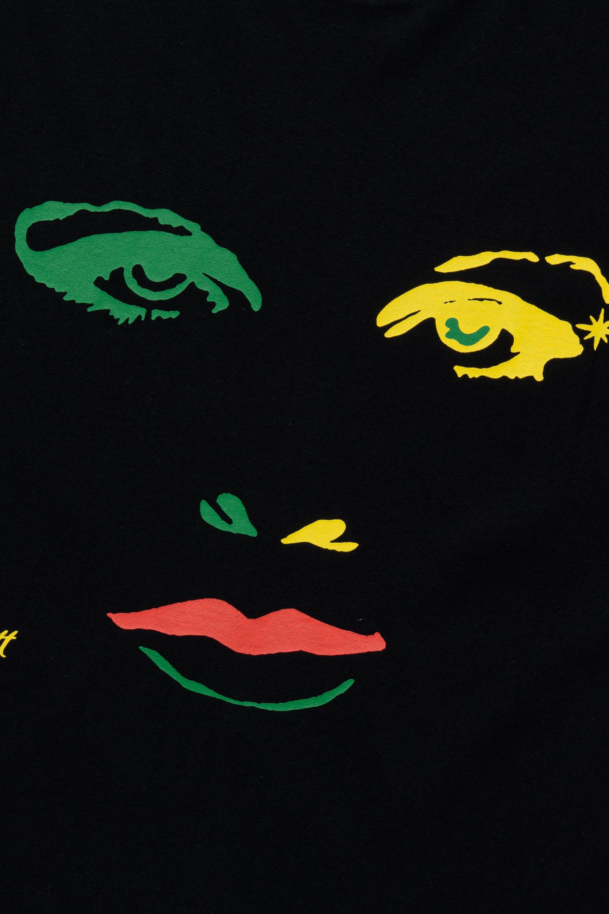 The The Stare Tee Black available online with global shipping, and in PAM Stores Melbourne and Sydney.