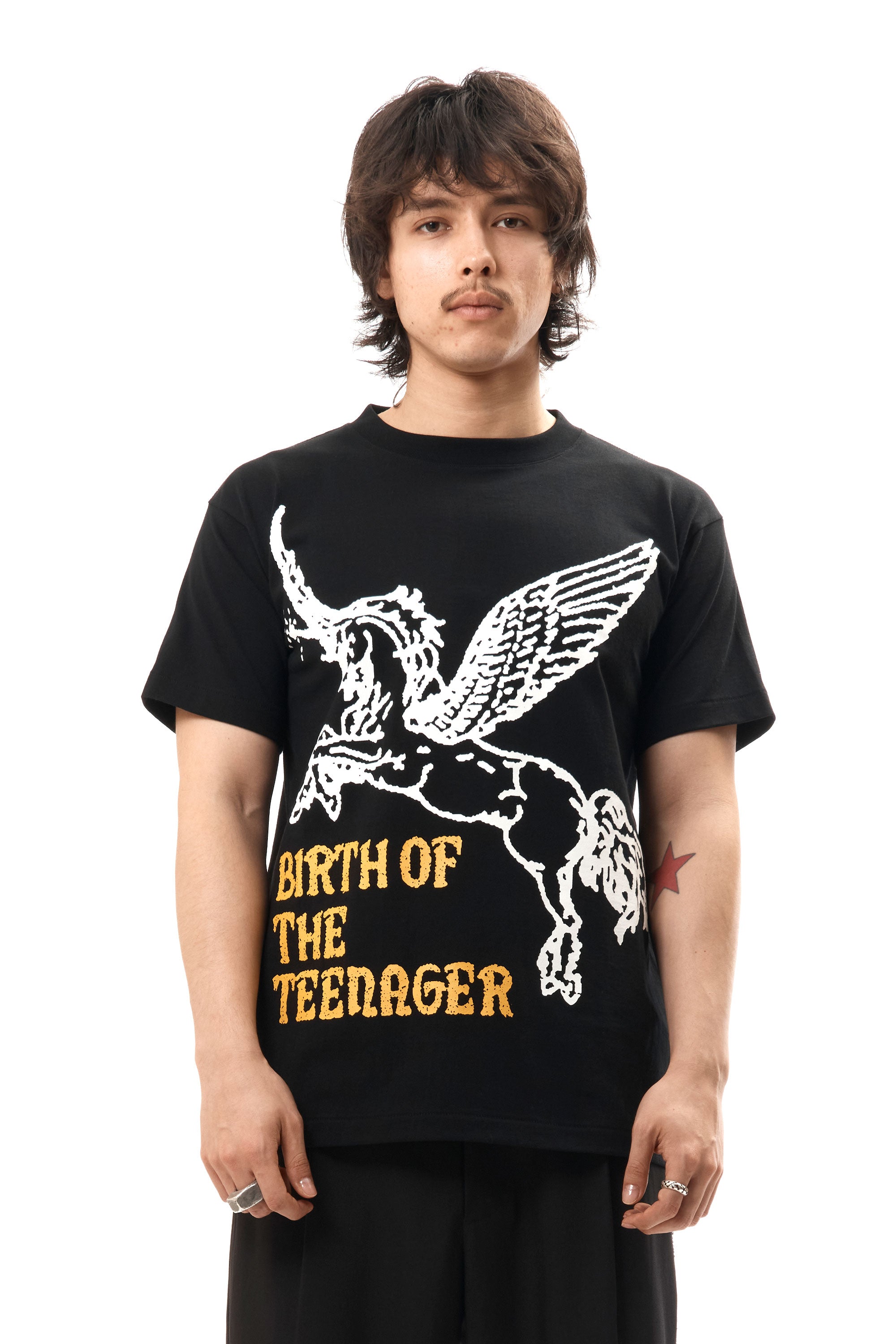 The Unicorn Tee Black available online with global shipping, and in PAM Stores Melbourne and Sydney.