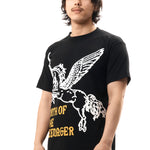 The Unicorn Tee Black available online with global shipping, and in PAM Stores Melbourne and Sydney.