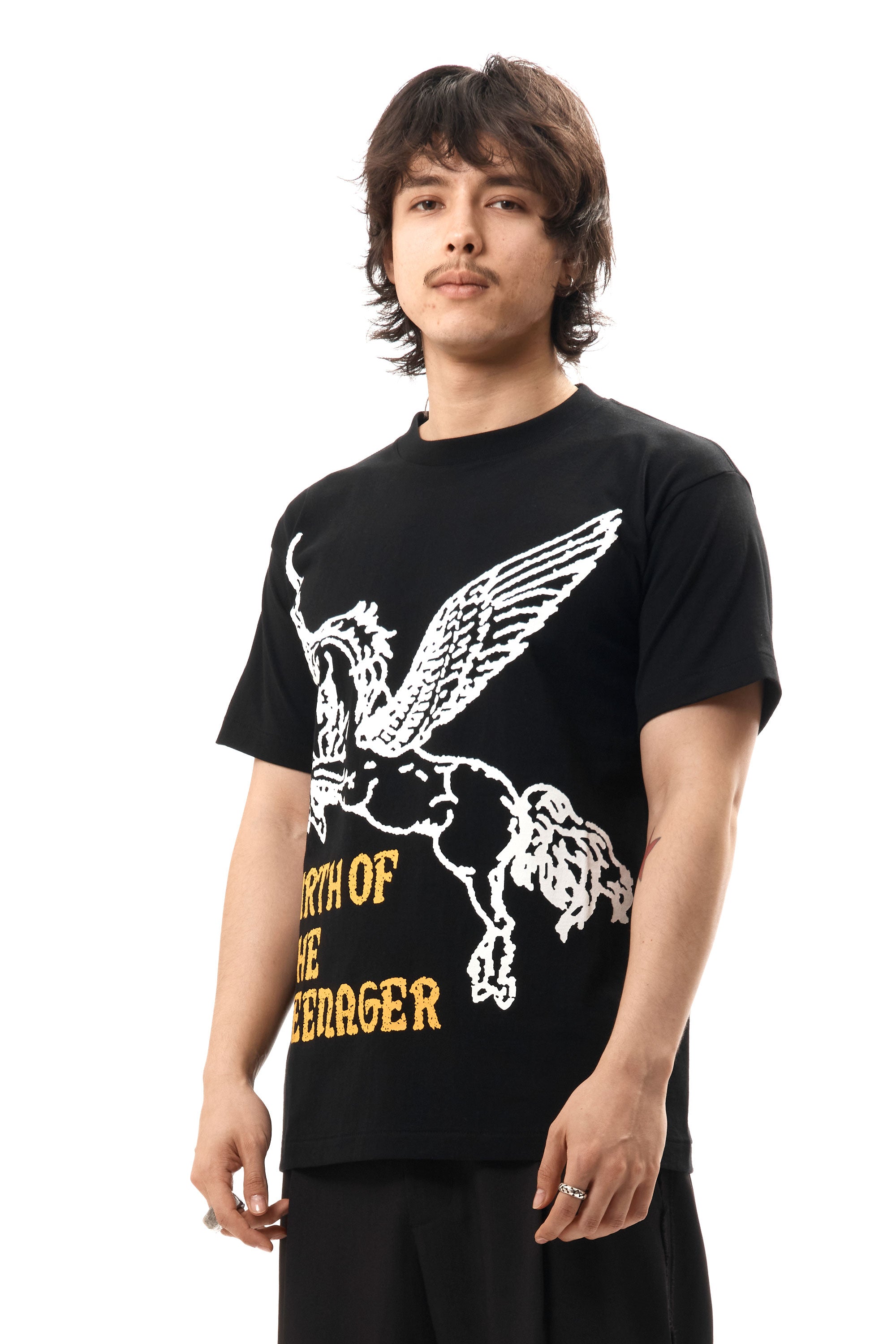 The Unicorn Tee Black available online with global shipping, and in PAM Stores Melbourne and Sydney.