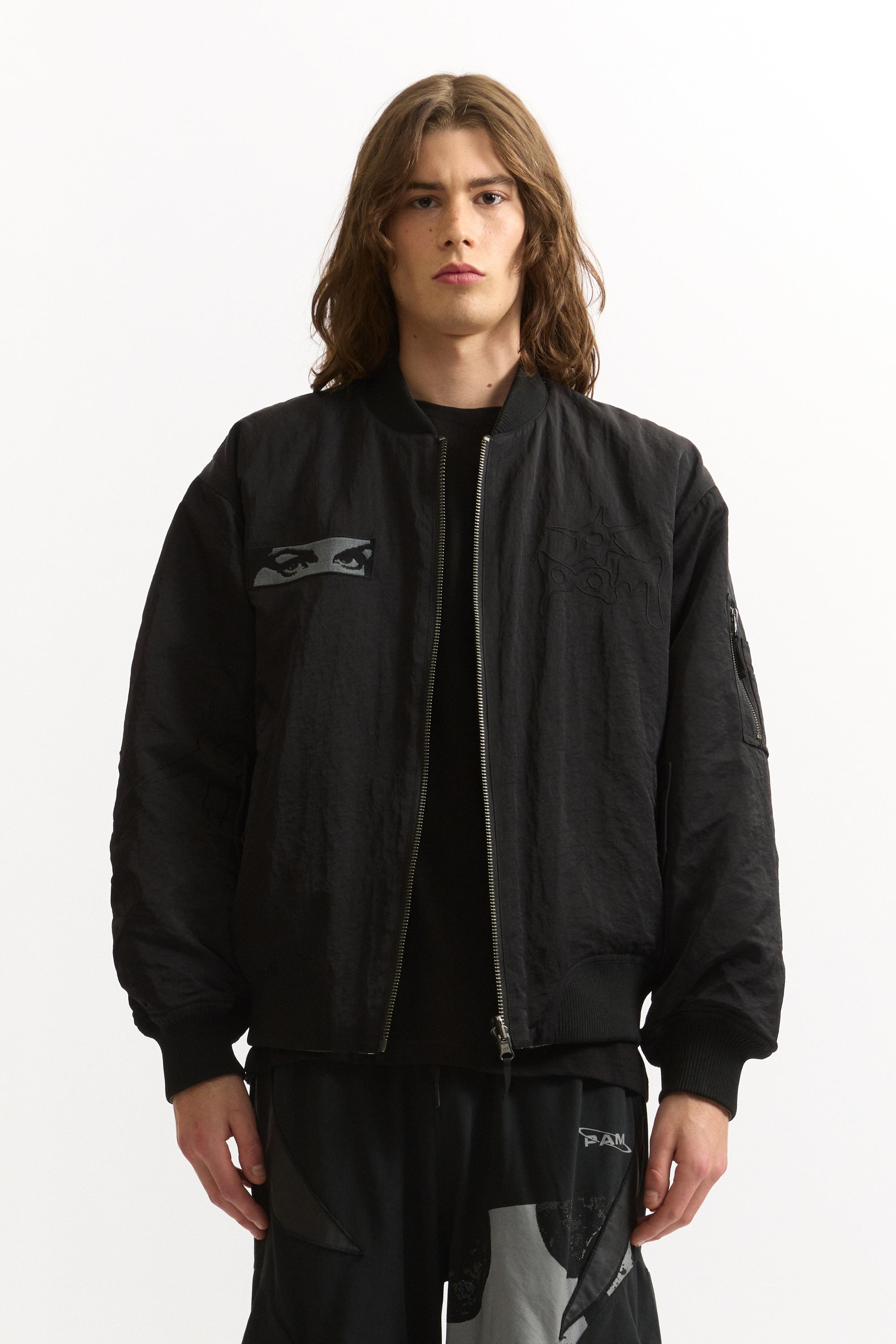 The Urchin Spike Reversible Bomber available online with global shipping, and in PAM Stores Melbourne and Sydney.