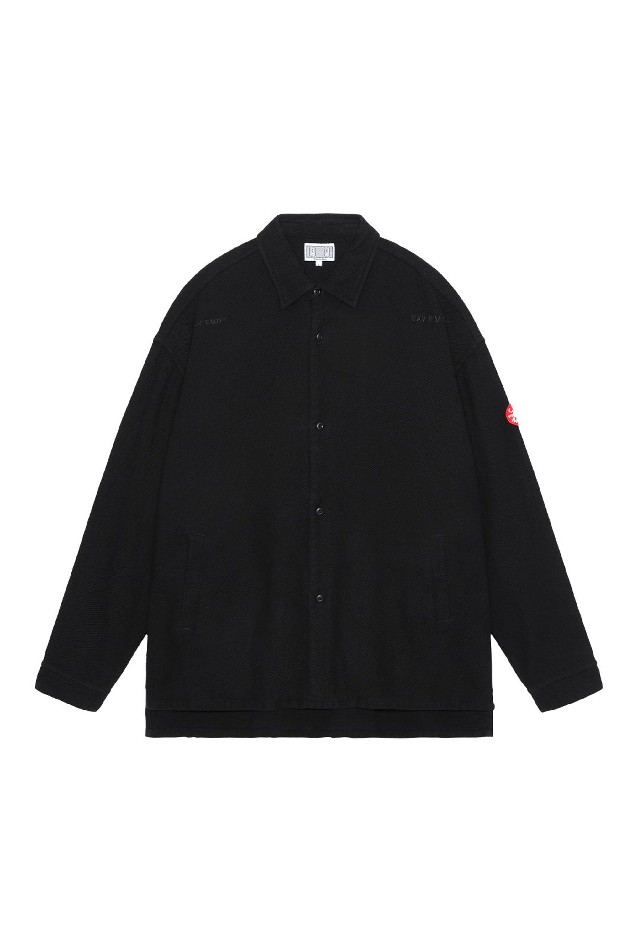 The CAV EMPT - WELT POCKETS BIG SHIRT BLACK available online with global shipping, and in PAM Stores Melbourne and Sydney.
