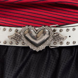 The KATHLEEN BELT WHITE available online with global shipping, and in PAM Stores Melbourne and Sydney.