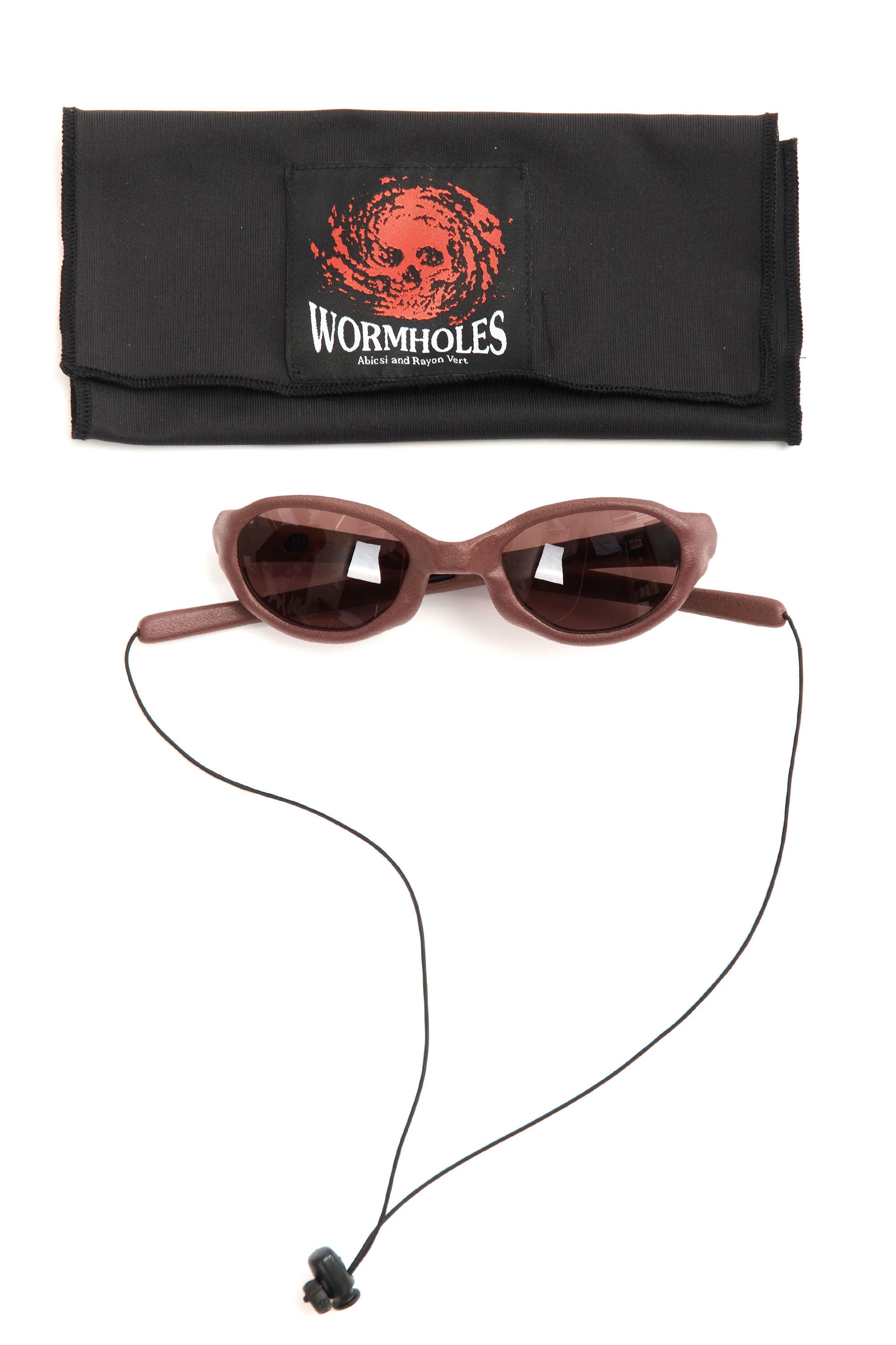 The ABICIS WORMHOLES SUNGLASSES GADUS BROWN available online with global shipping, and in PAM Stores Melbourne and Sydney.