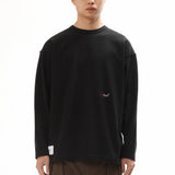 The LIM LS CREWNECK TEE BLACK available online with global shipping, and in PAM Stores Melbourne and Sydney.