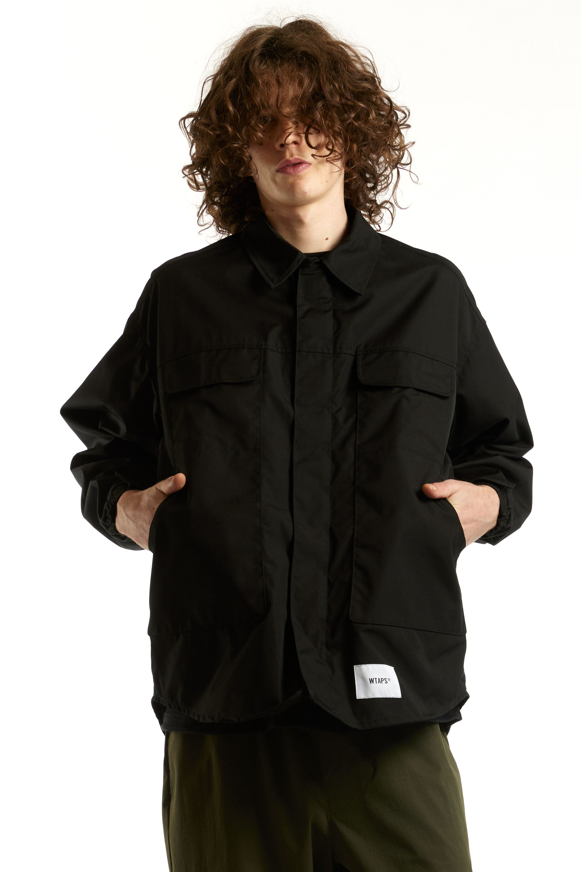 WTAPS - VERT WEATHER JACKET - BLACK / S