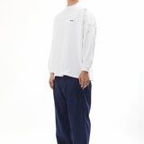 The IDENTITY LS COTTON TEE WHITE available online with global shipping, and in PAM Stores Melbourne and Sydney.