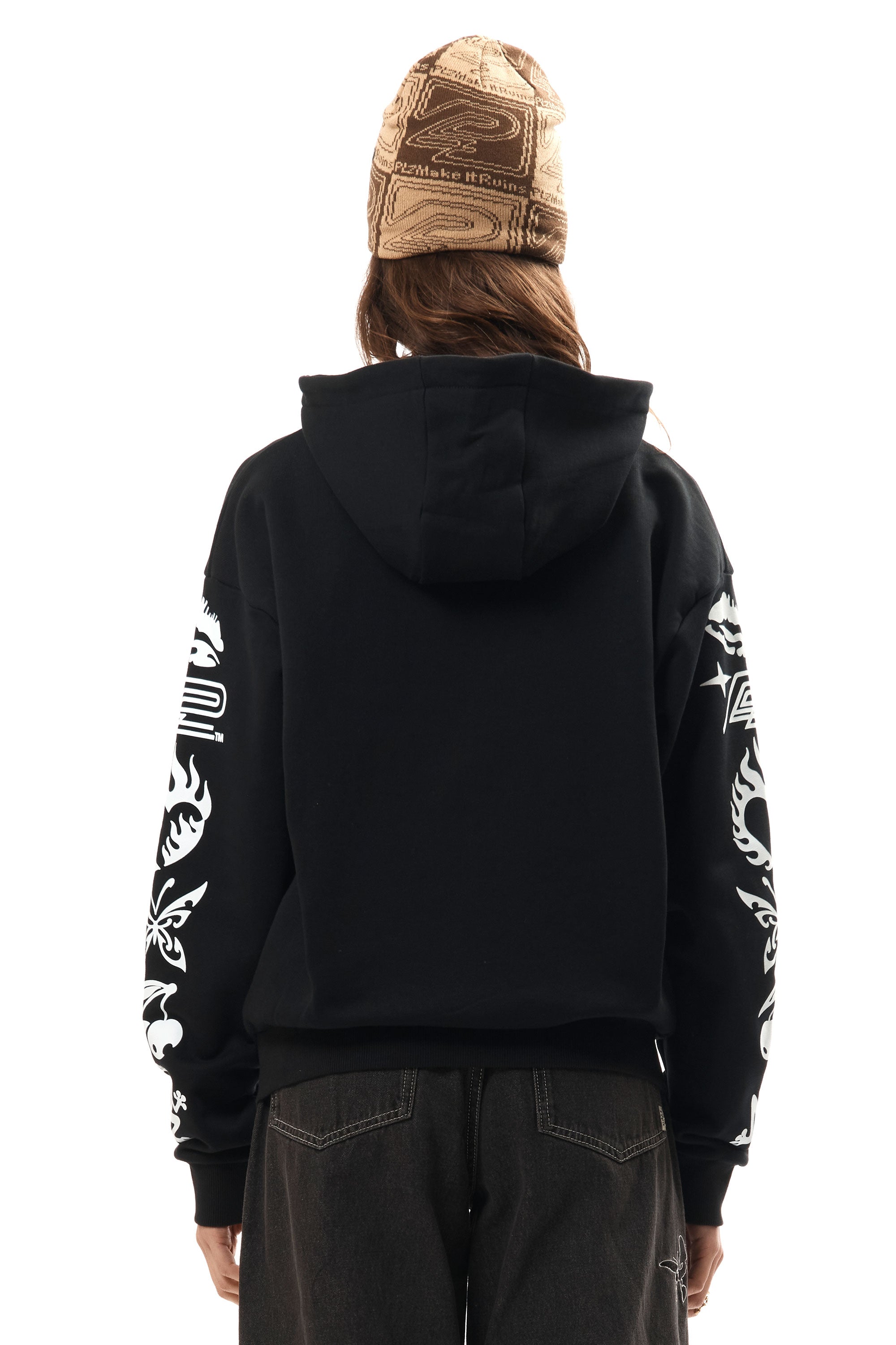 The Elemental Zip-Up Hoodie Black available online with global shipping, and in PAM Stores Melbourne and Sydney.