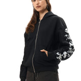 The Elemental Zip-Up Hoodie Black available online with global shipping, and in PAM Stores Melbourne and Sydney.