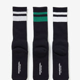 The CLASSIC 3PAC SOCKS BLACK available online with global shipping, and in PAM Stores Melbourne and Sydney.