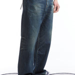 The WASHED DENIM DP / WIDE PANTS INDIGO available online with global shipping, and in PAM Stores Melbourne and Sydney.