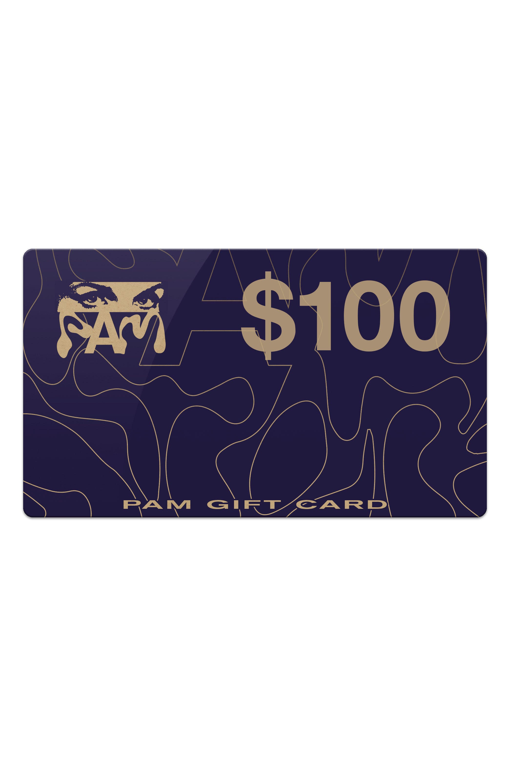 The PAM GIFT CARD $100 AUD available online with global shipping, and in PAM Stores Melbourne and Sydney.