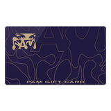 The PAM GIFT CARD available online with global shipping, and in PAM Stores Melbourne and Sydney.